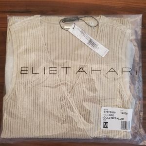Elie Tahari Rudie Ribbed Tank Women's Sz M or XL